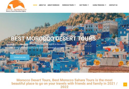 لقطة شاشة لموقع intomorocco
بتاريخ 02/05/2021
بواسطة دليل مواقع آوليستس