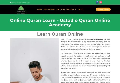 لقطة شاشة لموقع Ustad e Quran Online Academy
بتاريخ 05/07/2021
بواسطة دليل مواقع آوليستس
