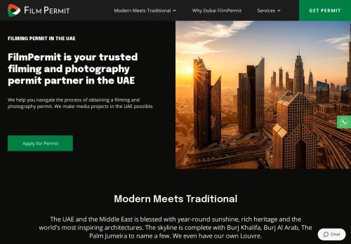 لقطة شاشة لموقع Dubai film permit
بتاريخ 19/07/2021
بواسطة دليل مواقع آوليستس