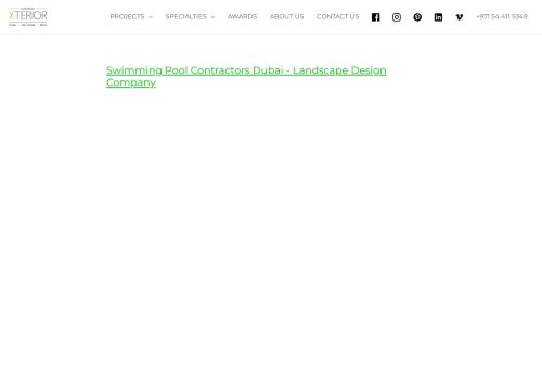 لقطة شاشة لموقع Swimming Pool Contractors Dubai
بتاريخ 14/09/2021
بواسطة دليل مواقع آوليستس