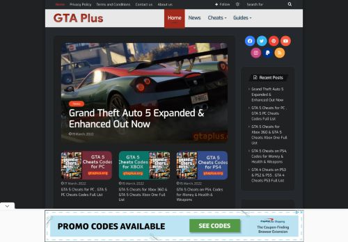 لقطة شاشة لموقع GTA Plus
بتاريخ 21/03/2022
بواسطة دليل مواقع آوليستس