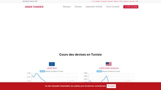 لقطة شاشة لموقع الدينار التونسي: سعر الصرف
بتاريخ 21/09/2019
بواسطة دليل مواقع آوليستس