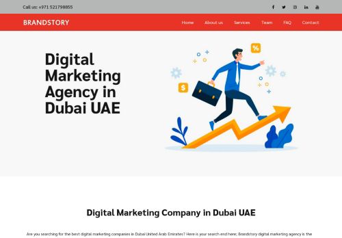 لقطة شاشة لموقع Brandstory Digital Marketing Agency in Dubai
بتاريخ 08/08/2020
بواسطة دليل مواقع آوليستس