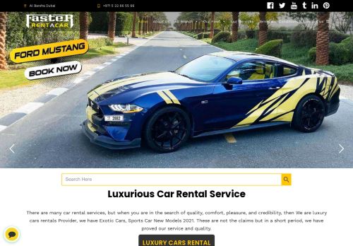 لقطة شاشة لموقع Faster Rent a Car Dubai | Cheap, Luxury, Exotic, & Sports Cars | Luxury Car Rental Service
بتاريخ 10/02/2021
بواسطة دليل مواقع آوليستس